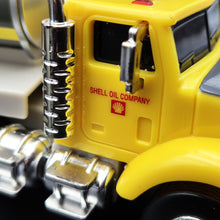 Load image into Gallery viewer, 1994 Shell Silverado Toy Tanker Truck Shell Oil Tanker Semi Truck & Trailer Yellow