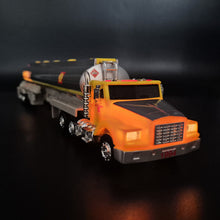 Load image into Gallery viewer, 1994 Shell Silverado Toy Tanker Truck Shell Oil Tanker Semi Truck & Trailer Yellow
