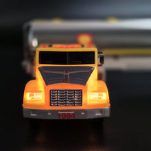 Load image into Gallery viewer, 1994 Shell Silverado Toy Tanker Truck Shell Oil Tanker Semi Truck & Trailer Yellow
