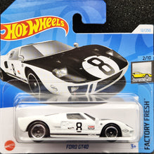 Load image into Gallery viewer, Hot Wheels 2024 Ford GT40 White #12 Factory Fresh 2/10 New