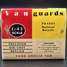 Load image into Gallery viewer, Vanguards 1960 Ford Thames 307E Anglia Van National Benzole #VA4009 1:43 1950-60's Classic Vehicles
