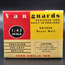 Load image into Gallery viewer, Vanguards 1960 Ford Thames 307E Anglia Van Royal Mail #VA4000 1:43 1950-60's Classic Vehicles