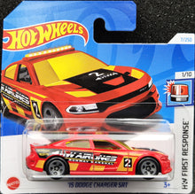 Load image into Gallery viewer, Hot Wheels 2024 '15 Dodge Charger SRT Red #7 HW First Response 1/10 New