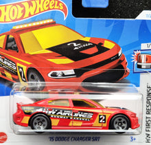 Load image into Gallery viewer, Hot Wheels 2024 '15 Dodge Charger SRT Red #7 HW First Response 1/10 New