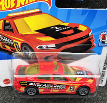 Load image into Gallery viewer, Hot Wheels 2024 '15 Dodge Charger SRT Red #7 HW First Response 1/10 New