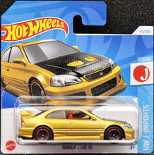 Load image into Gallery viewer, Hot Wheels 2024 Honda Civic Si Gold #45 HW J-Imports 2/10 New