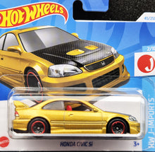 Load image into Gallery viewer, Hot Wheels 2024 Honda Civic Si Gold #45 HW J-Imports 2/10 New