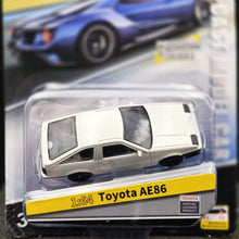 Load image into Gallery viewer, Explorafind 1986 Toyota AE86 Corolla Levin/Sprinter Trueno White 1:64 Die Cast Car New