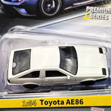 Load image into Gallery viewer, Explorafind 1986 Toyota AE86 Corolla Levin/Sprinter Trueno White 1:64 Die Cast Car New