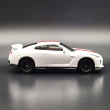 Load image into Gallery viewer, Explorafind Nissan GT-R (R35) 50th Anniversary Edition White 1:64 Die Cast Car