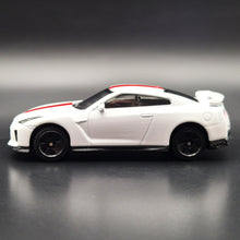 Load image into Gallery viewer, Explorafind Nissan GT-R (R35) 50th Anniversary Edition White 1:64 Die Cast Car