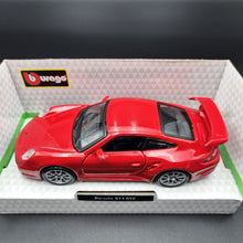 Load image into Gallery viewer, Bburago 2009 Porsche 911 GT2 Red 1:32 Die Cast Car