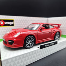 Load image into Gallery viewer, Bburago 2009 Porsche 911 GT2 Red 1:32 Die Cast Car