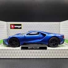 Load image into Gallery viewer, Bburago 2017 Ford GT Dark Blue 1:32 Die Cast Car