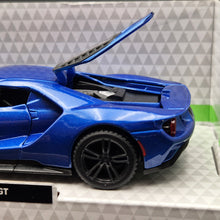Load image into Gallery viewer, Bburago 2017 Ford GT Dark Blue 1:32 Die Cast Car
