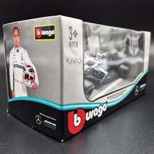 Load image into Gallery viewer, Bburago 2019 Mercedes AMG Petronas Formula 1 W10 Lewis Hamilton #44 1:43