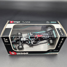 Load image into Gallery viewer, Bburago 2021 Mercedes AMG Petronas Formula 1 W12 Lewis Hamilton #44 1:43