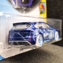 Load image into Gallery viewer, Hot Wheels 2018 Ford Focus RS Blue #276 HW Art Cars 3/10 New Long Card