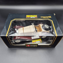 Load image into Gallery viewer, Bburago Mercedes-Benz SSK (1928) Beige #3009 1:18 Die Cast Car