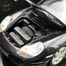 Load image into Gallery viewer, Bburago 1997 Porsche 911 Carrera 4 Dark Purple 1:18 Die Cast Car