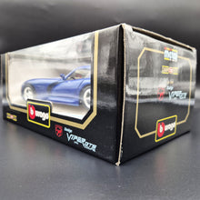 Load image into Gallery viewer, Bburago 1996 Dodge Viper GTS Coupe Blue #3030 1:18 Die Cast Car