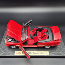 Load image into Gallery viewer, Maisto 1993 BMW 325i Convertible Red #31812 1:18 Special Edition Die Cast Car
