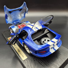 Load image into Gallery viewer, Maisto 1996 Dodge Viper GTS Coupe Blue #31832 1:18 Special Edition Die Cast Car