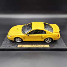 Load image into Gallery viewer, Maisto 1999 Mustang GT Yellow #31860 1:18 Special Edition Die Cast Car