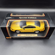 Load image into Gallery viewer, Maisto 1999 Mustang GT Yellow #31860 1:18 Special Edition Die Cast Car