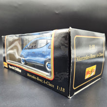 Load image into Gallery viewer, Maisto 1997 Mercedes-Benz A-Class Blue #31841 1:18 Die Cast Car