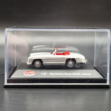 Load image into Gallery viewer, Model Power Minis Mercedes-Benz 300SL Cabrio Silver #19210 1:87 Model