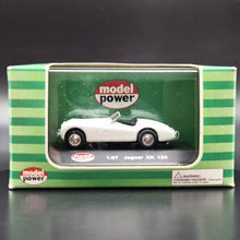 Load image into Gallery viewer, Model Power Minis 1948 Jaguar XK 120 White #19446 1:87 Model