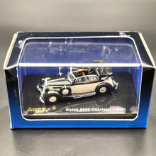 Load image into Gallery viewer, Ricko 1939 Horch 930V Cabriolet Black/Cream #38652 1:87 HO Scale Model