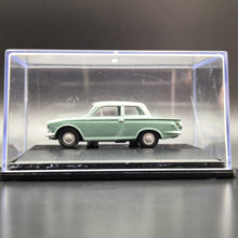 Load image into Gallery viewer, Oxford Diecast Ford Cortina Mk1 Lagoon/White 76COR1007 1:76 Model