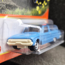 Load image into Gallery viewer, Matchbox 2021 1961 Ford Ranchero Sky Blue #96 MBX Highway New Long Card