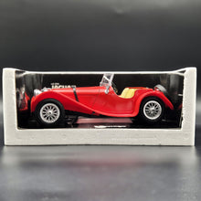 Load image into Gallery viewer, Bburago Jaguar SS 100 (1937) Red #3006 1:18 Die Cast Car
