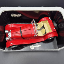 Load image into Gallery viewer, Bburago Jaguar SS 100 (1937) Red #3006 1:18 Die Cast Car