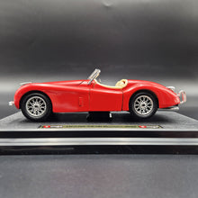 Load image into Gallery viewer, Bburago Jaguar XK120 Roadster (1948) Red #1502 1:24 Die Cast Car
