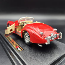 Load image into Gallery viewer, Bburago Jaguar XK120 Roadster (1948) Red #1502 1:24 Die Cast Car