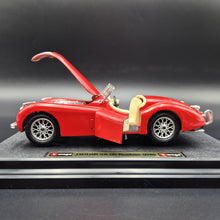 Load image into Gallery viewer, Bburago Jaguar XK120 Roadster (1948) Red #1502 1:24 Die Cast Car