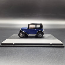 Load image into Gallery viewer, Oxford Diecast Austin Seven RN Saloon Royal Blue ASS002 1:43 Model