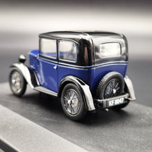 Load image into Gallery viewer, Oxford Diecast Austin Seven RN Saloon Royal Blue ASS002 1:43 Model