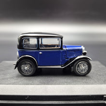 Load image into Gallery viewer, Oxford Diecast Austin Seven RN Saloon Royal Blue ASS002 1:43 Model