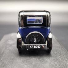 Load image into Gallery viewer, Oxford Diecast Austin Seven RN Saloon Royal Blue ASS002 1:43 Model