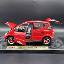 Load image into Gallery viewer, Maisto 1997 Mercedes-Benz A-Class Red #31841 1:18 Special Edition Die Cast Car