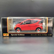 Load image into Gallery viewer, Maisto 1997 Mercedes-Benz A-Class Red #31841 1:18 Special Edition Die Cast Car