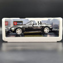Load image into Gallery viewer, Bburago BMW M Roadster 1996 Black #3359 1:18 Gold Collection Die Cast Car