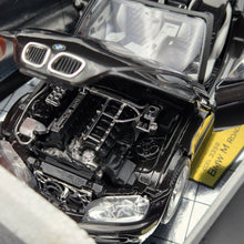 Load image into Gallery viewer, Bburago BMW M Roadster 1996 Black #3359 1:18 Gold Collection Die Cast Car