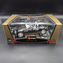 Load image into Gallery viewer, Bburago BMW M Roadster 1996 Black #3359 1:18 Gold Collection Die Cast Car
