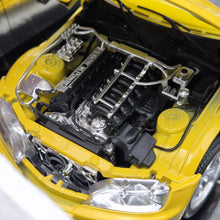 Load image into Gallery viewer, Bburago BMW M Roadster 1996 Yellow #3369 1:18 Gold Collection Die Cast Car